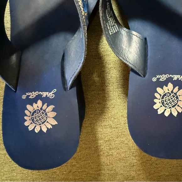 Yellow Box Navy Embellished Sandals - Picture 4 of 8